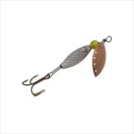 Rotating fishing lure, Regal Fish, model 8028, 10 grams, silver color